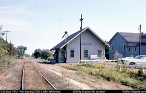 SOU Ry station: Mt. Jackson